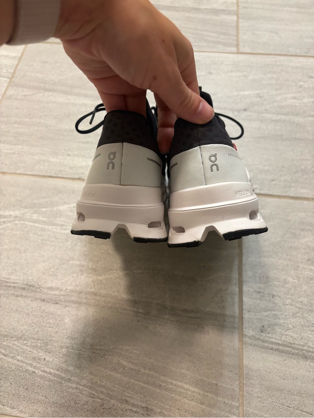 Cloudultra Trail Running Shoe in Black/White - Picture 12 of 16